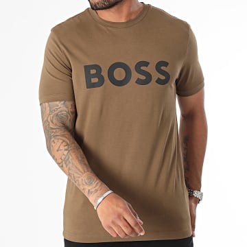 BOSS - Camiseta Thinking 1 50481923 Marrón