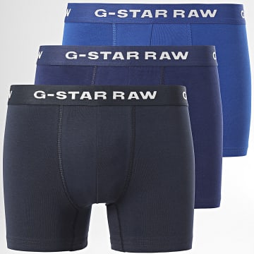 G-Star - Set van 3 D23773-D516 marineblauwe boxershorts