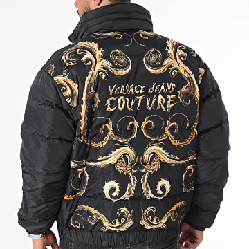 Versace Jeans Couture - Doudoune Chromo Gold 77GAU404 Noir Jaune