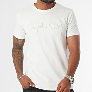 Project X Paris - Tee Shirt Col Rond 1910076 Blanc