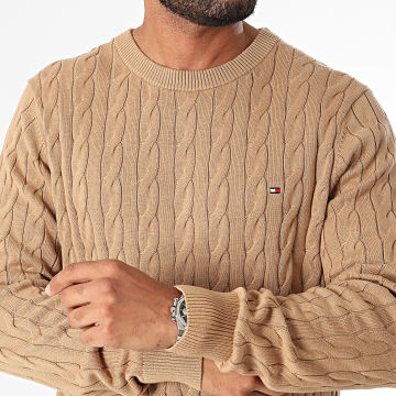 Tommy Hilfiger - Maglia Classic Cable 3132 Cammello