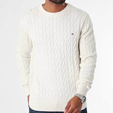 Tommy Hilfiger - Classic Cable 3132 Sweater Blanco