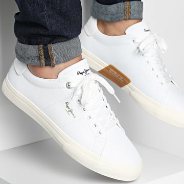 Pepe Jeans - Sneakers Kenton Rise PMS31059 Bianco