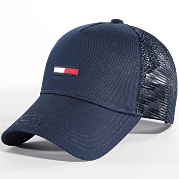 Tommy Jeans - Casquette Flag Trucker 1694 Bleu Marine