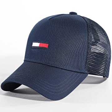 Tommy Jeans - Vlag Trucker Cap 1694 marineblauw