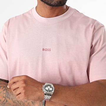 BOSS - Tee Shirt Gradient 50519187 Rose Dégradé