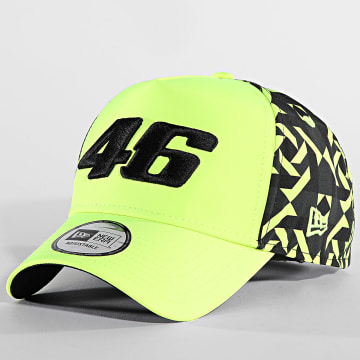 New Era - Casquette Geo Print 9 Forty VR46 Jaune Fluo