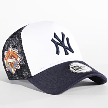 New Era - Gorra Trucker World Series NY Blanco Azul Marino