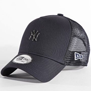 New Era - Trucker Metallic NY Cap Negro