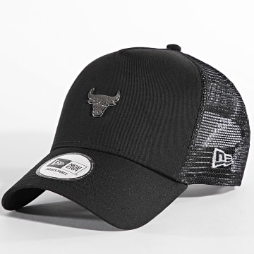 New Era - Chicago Bulls Metallic Trucker Cap Negro