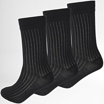 Only And Sons - Lot De 3 Paires De Chaussettes Hugo Solid Noir