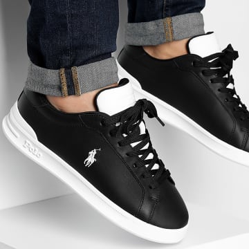 Polo Ralph Lauren - Baskets Héritage Court II Black White