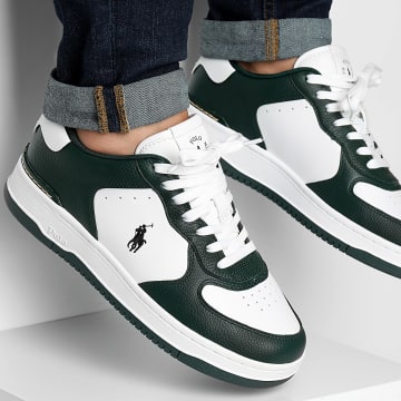 Polo Ralph Lauren - Masters Court Groen Wit Sneakers