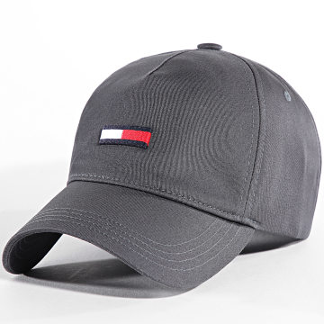 Tommy Jeans - Casquette Flag Cap 1692 Gris Anthracite