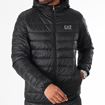 EA7 Emporio Armani - Kapmantel 8NPB24-PNGPZ Zwart Zilver