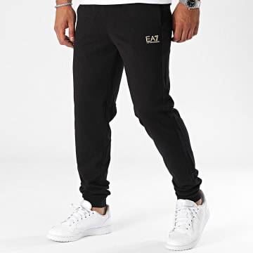 EA7 Emporio Armani - Joggingbroek 8NPP66-PJVRZ Zwart Goud