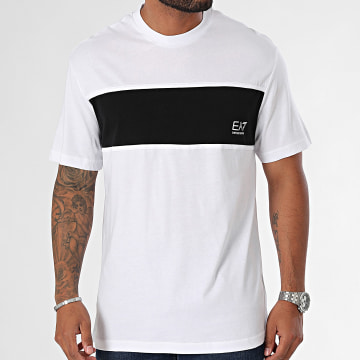 EA7 Emporio Armani - Tee Shirt 6DPT47-PJTJZ Blanc Noir