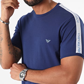 Emporio Armani - Tee shirt 111890-4F717 marineblauw