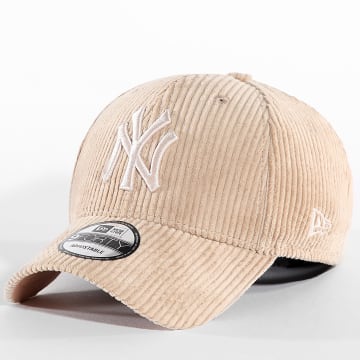 New Era - Gorra de pana 9Forty NY 60565329 Beige