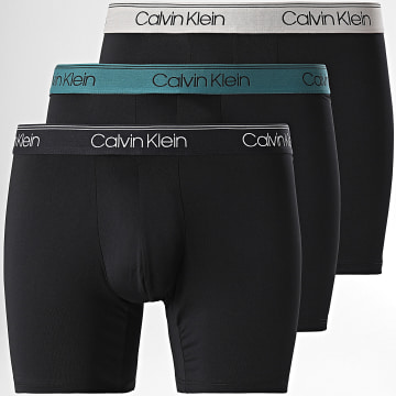 Calvin Klein - Set van 3 NB2570A Zwarte Boxershorts