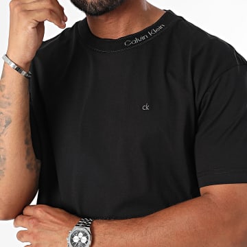 Calvin Klein - Tee Shirt Neck Logo 4091 Noir