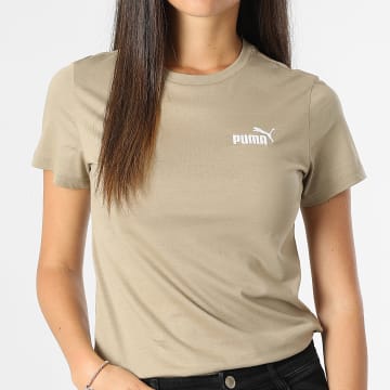 Puma - Essentieel geborduurd T-shirt 848331 Beige