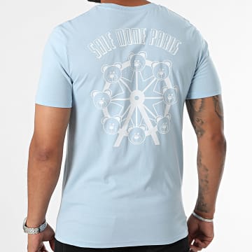 Sale Môme Paris - Tee Shirt Big Wheel Edition Bleu Ciel