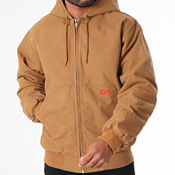 Superdry - Veste Zippée Capuche Surplus M5011881A Camel