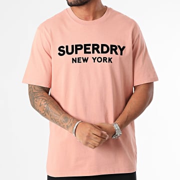 Superdry - Tee Shirt Luxe Sport M1012035A Roze