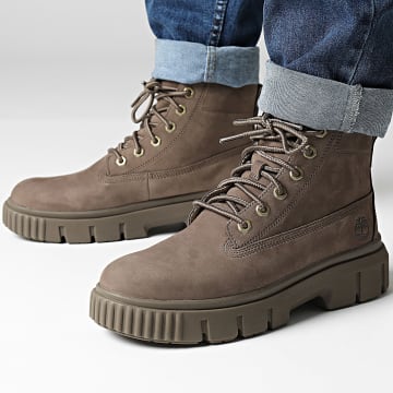 Timberland - Botas Greyfield Mid Lace Bota A2FT6 Marrón Medio Nubuck