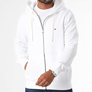 Tommy Hilfiger - Essential 7234 Sudadera con cremallera blanca