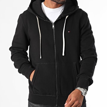 Tommy Hilfiger - Essential 7234 Hooded Zip Sweatshirt Zwart