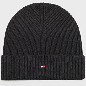 Tommy Hilfiger - Flag Pima Cotton Beanie 2796 Negro