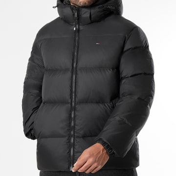 Tommy Jeans - Doudoune Capuche Essential 9786 Noir