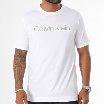 Calvin Klein - Camiseta gráfica GMF4K142 Blanca