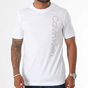 Calvin Klein - Camiseta gráfica GMF4K113 Blanca