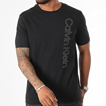 Calvin Klein - Camiseta gráfica GMF4K113 Negra