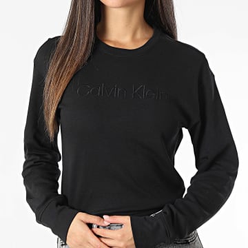 Calvin Klein - Tee Shirt Manches Longues Femme QS7273E Noir