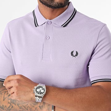 Fred Perry - Polo Manches Courtes Twin Tipped MM3600 Violet