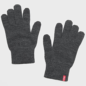 Levi's - Guantes con bandera alargada 222283 Negro brezo