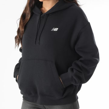 New Balance - Sweat Capuche Oversize Femme Fleece WT41510 Noir