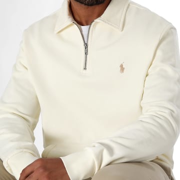 Polo Ralph Lauren - Originele Player Beige Zip Sweat Top