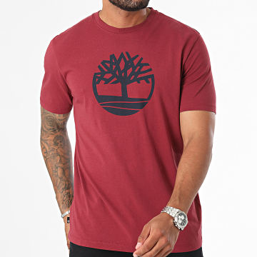 Timberland - Camiseta A2C2R Burdeos