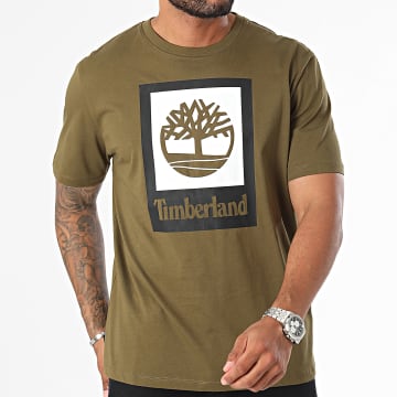 Timberland - Camiseta A5QS2 Caqui Verde