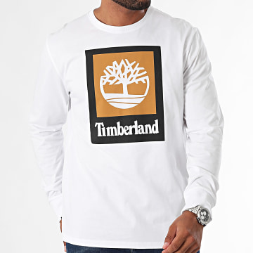 Timberland - Tee Shirt Manches Longues A5VBB Blanc