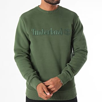 Timberland - Sudadera de cuello redondo A6VG6 Verde oscuro