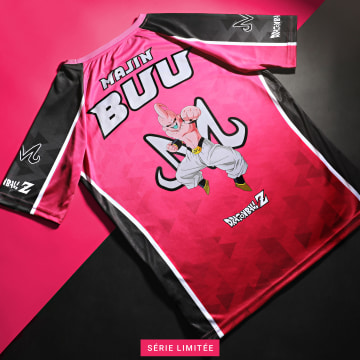 Dragon Ball Z - Maglia da collezione di Majin Bu rosa e nera