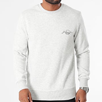 Jack And Jones - Ferris Crewneck Sweatshirt Heide Wit