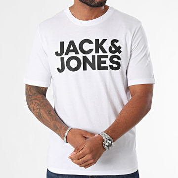 Jack And Jones - Camiseta Corp Logo Blanco