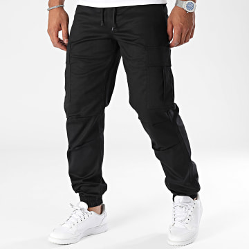 Jack And Jones - Kane Roupe Loose Fit Cargo Broek Zwart